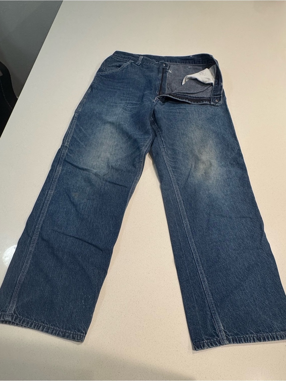 Vintage 1980s Carhartt Carpenter Jeans – Snap Button – Made for Work